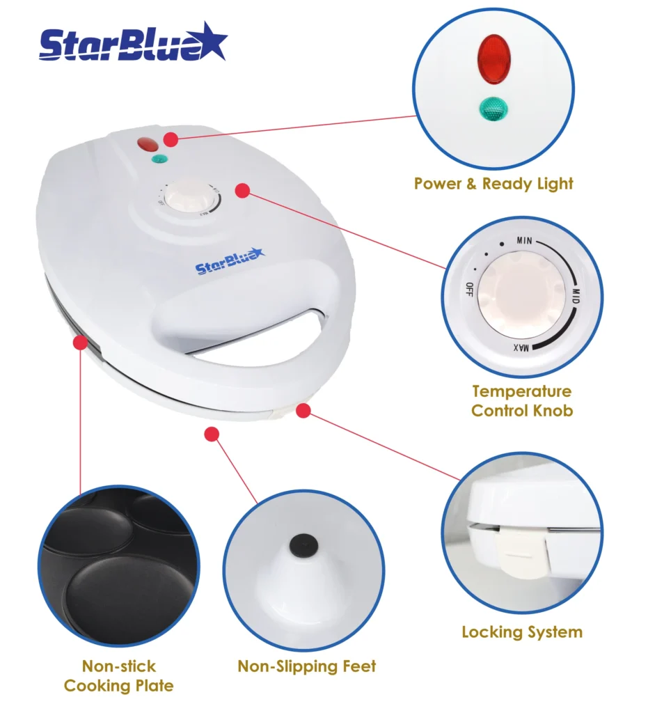 StarBlue Arepa Maker Functions 
