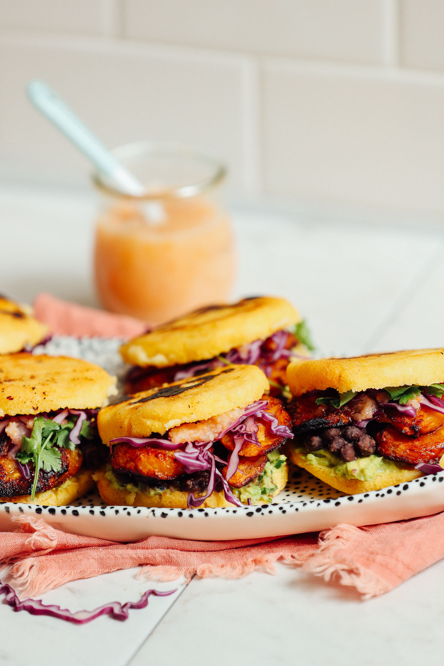 Plantain and Cheese Arepas