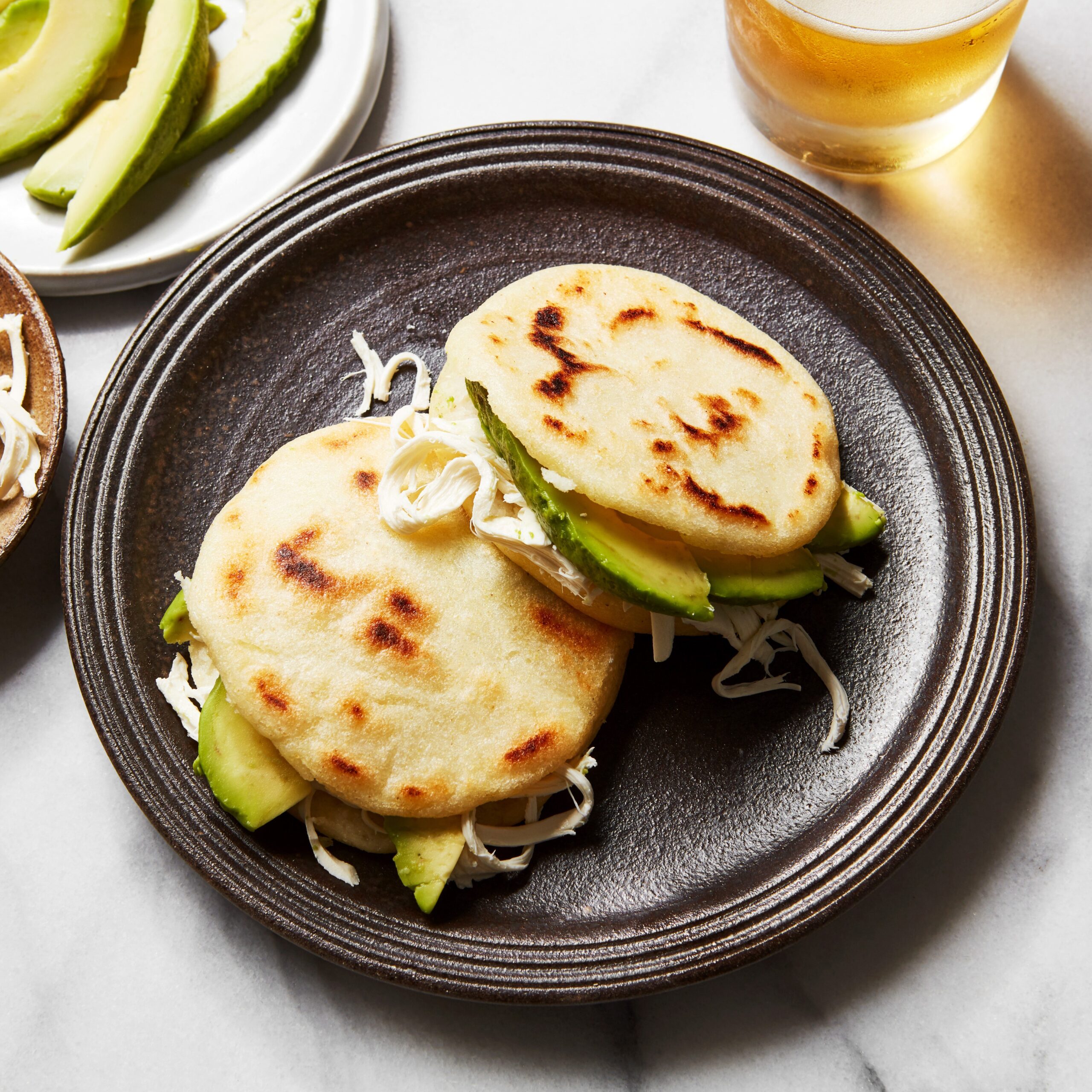 Arepa Tricolor – Venezuelan Flag-Inspired Three-Filling Arepa
